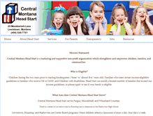 Tablet Screenshot of cmheadstart.org